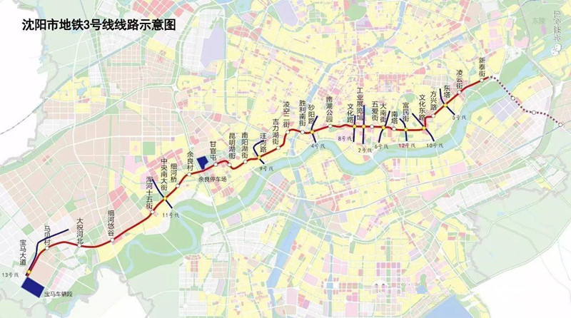 沈阳地铁3号线最新线路图,沈阳地铁3号线最新线路图，城市脉络的新延伸，沈阳地铁3号线最新线路图，城市脉络的新延伸